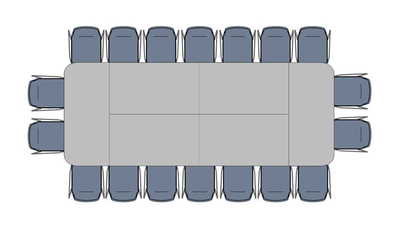 Jednací stůl BIG 160 160X420 SUNRISE